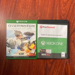 Overwatch and Diablo III Ultimate Evil For Xbox One