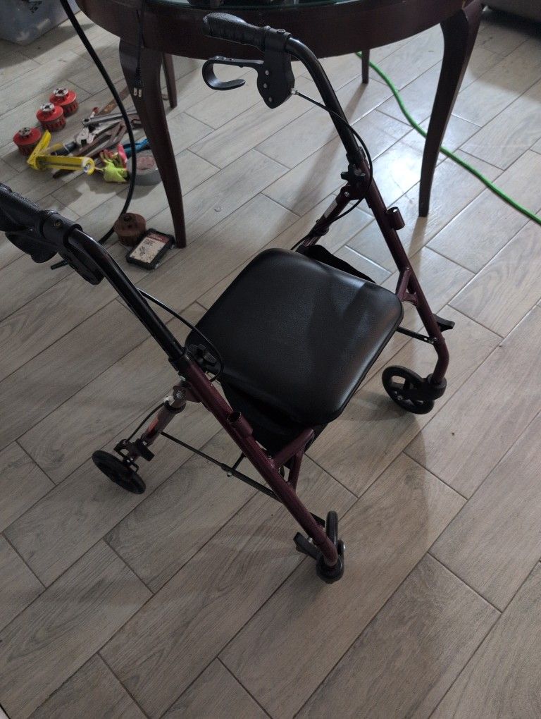 Walker With Seat