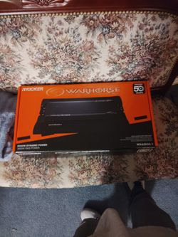 Warhorse 5,000 W Dynamic Power 38,000 Watts RMS Power Comes With Remote And Brain Body For $1,000 Just A Week Ago But Got A Smaller Car So Don't Need 