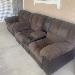 Couch Set – 3 Pieces w/ Recliner – $100 OBO – Reedley