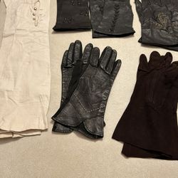 WOMENS’S VINTAGE LEATHER GLOVES 