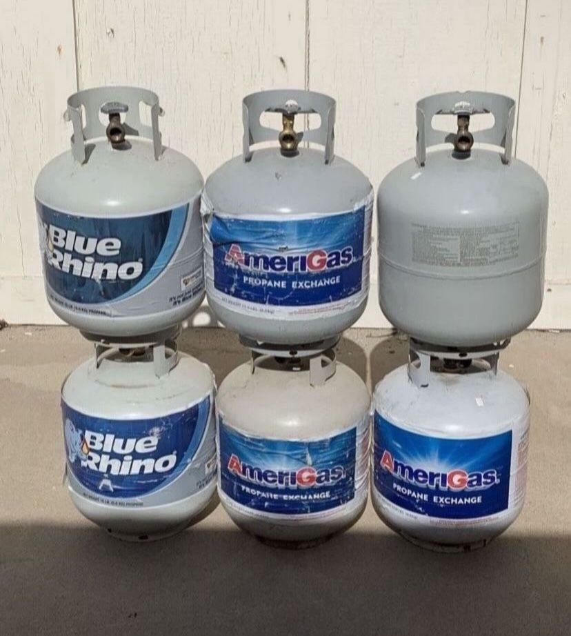 BlueRhino, AmeriGas, And Blank Propane Tanks