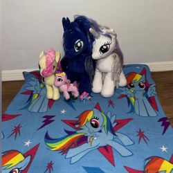 My Little Pony Plushy lot Build A Bear