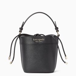 Kate Spade Cameron Small Bucket Bag: Black