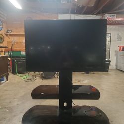 40 in. Panasonic TV and TV Stand