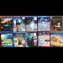 13 3D DVD Movies 