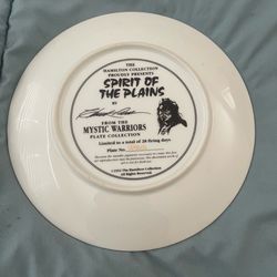Ceramic plate Native American