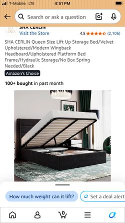 Lift up Storage Bedframe