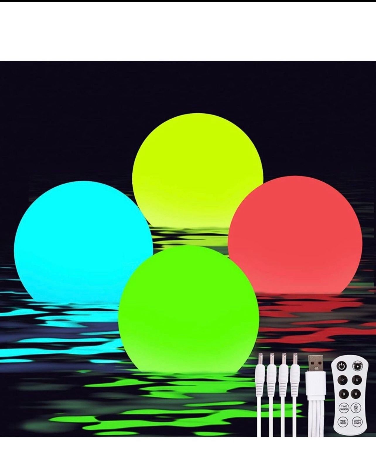 Rechargeable Pool Lights with Remote