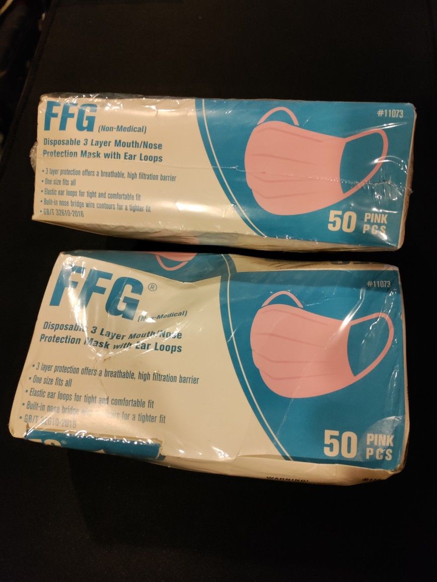 Pink Masks Available