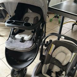 Graco Outpace LX All-Terrain Travel System - Includes SnugRide 30 Lite Infant Car Seat, Briggs, High-Performance Stroller/Car Seat Combo, Practical & 