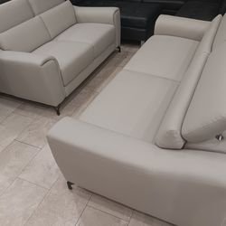 *Ad Special*---Sardinia Mature Leather Sofa/Loveseat Sets---Limited Inventory!!!---Delivery And Financing👏