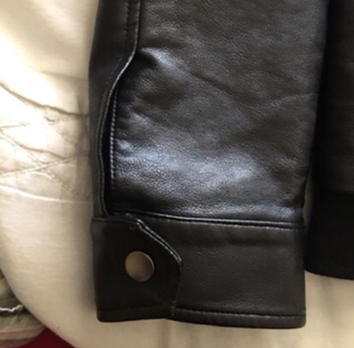 Forever 21 Faux Leather Bomber Jacket
