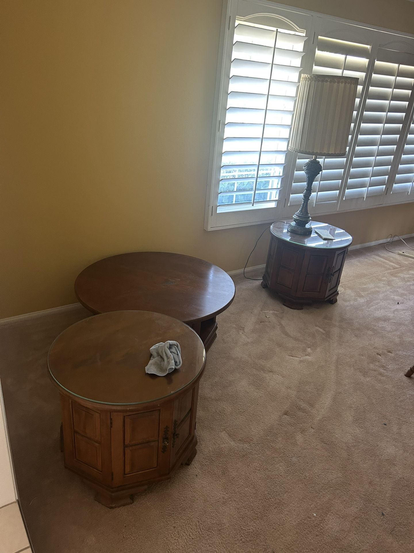 Coffee Table And Side Tables