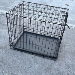 Modern Black Foldable Dog Cage