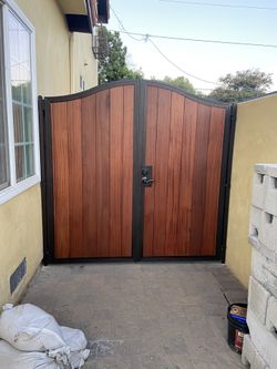 Wrought Iron , Wood Gates And Fencing