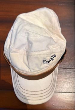Vintage Energie Military Cadet Cap White Made in Italy Sixty Y2K Cotton Hat