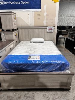 QUEEN BED FOR SALE (AVAILABLE IN KING*) !!NO CREDIT NEEDED !! TAKE IT HOME TODAY!! 🚛 SAME DAY DELIVERY AVAILABLE 🚚 Se Habla Español