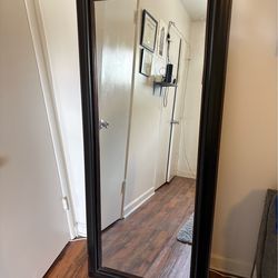 Large Full Body Standing Mirror (BLACK)