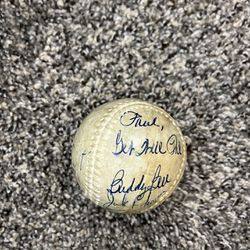 1980s Vintage Yankees Signed Baseball