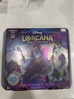 🔥 Disney Lorcana Illumineer’s Quest: Deep Trouble – NEW & SEALED 🔥