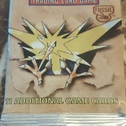 1999 POKEMON FOSSIL BOOSTER PACK ZAPDOS NEW AND SEALED. for Sale in Oklahoma City, OK - OfferUp 1999 POKEMON FOSSIL BOOSTER PACK ZAPDOS NEW AND SEALED. for Sale in Oklahoma City, OK - OfferUp
