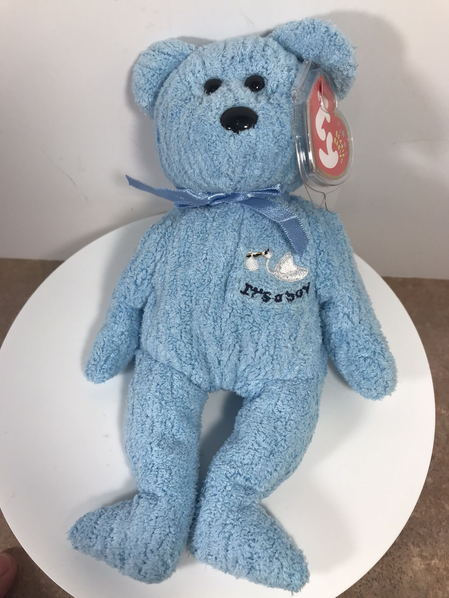 Vintage 2002 “It’s a Boy” Ty Beanie Babies Blue Teddy Bear