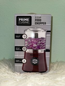 Prime Cuisine 3-Cup Food Chopper, New in Box