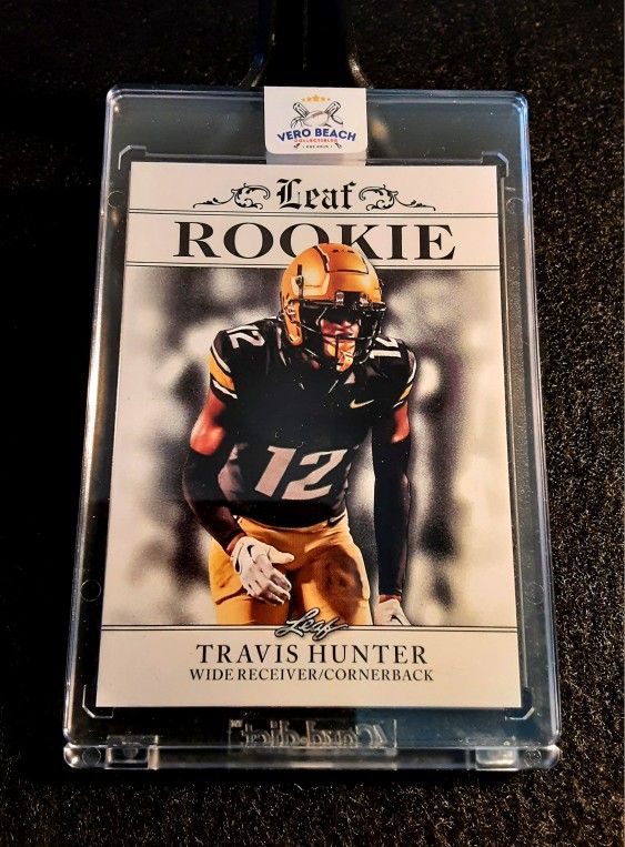 Travis Hunter 2024 Leaf ROOKIE!! JACKSONVILLE JAGUARS NFL