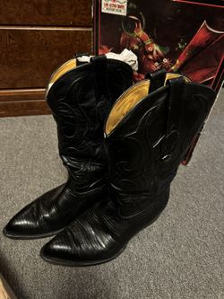 Men Los Altos Lizard Boots Sz 10.5