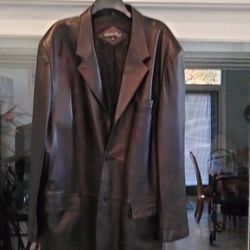 Men's Leather Coat 
