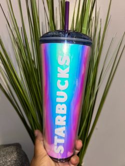 Starbucks 2023 Summer Iridescent Hologram Dome Tumbler
