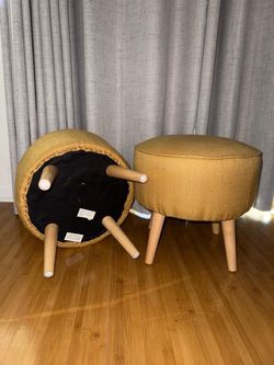 Round Ottoman Foot Rest Stool