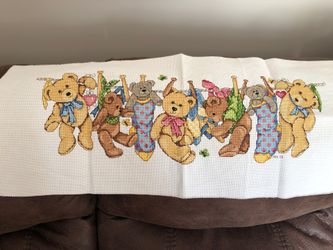 Counted cross-stitch Happy Bears