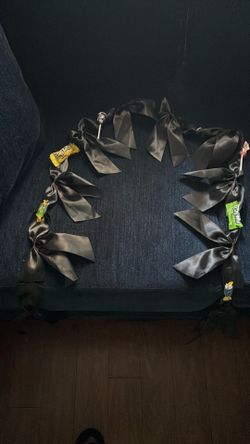 Graduation black bow lieu