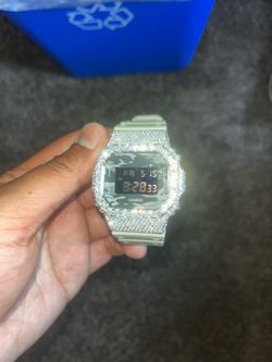G-SHOCK CASIO .925 SILVER DIMOND WATCH