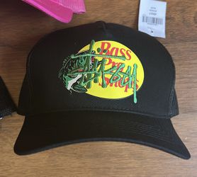 Bass Pro Shop x Stussy Trucker Hat (pink Script ) for Sale in San Diego, CA  - OfferUp