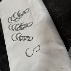 Shower Rod, Rings, and Outer Curtain (1 week)