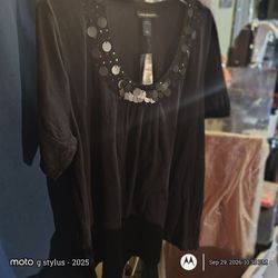 Lane Bryant Black shirt
