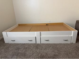 Twin bed / floor wood bed fram