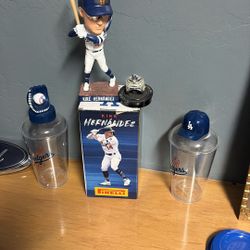 Dodgers Ring And Bobble Head