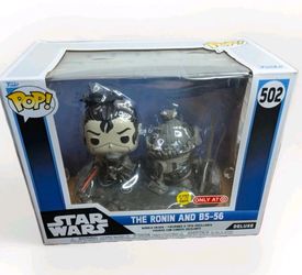 Funko Pop Star Wars The Ronin and B5-56 #502 Deluxe Vinyl Figure Set New in Box