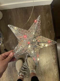 multi color christmas star