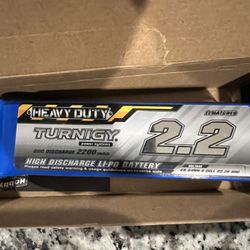 Turnigy heavy duty 6s 2200 mah 60c w/xt60 connector Lipo battery  **Brand New** (two batteries)