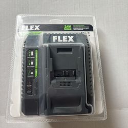 NEW FLEX 24V 160W Lithium-Ion Battery Fast Charger Flex Power Tools Garage  Home Improvement