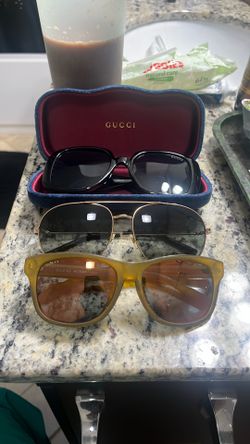 Three Sunglasses Gucci & Givenchy