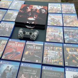Halloween Playstation 4 Slim PS4 1,000GB... 00 Games & 1 Controller $160!. $30! Per Game. 5 games for $100... I do have $20! Per Game or 8 for $100 tr