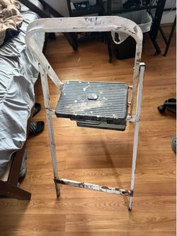 3-step folding step stool \ escalera