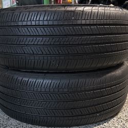 2 Used 235/55R20 Goodyear Tires 235 55 20 llantas 60% Tread Left