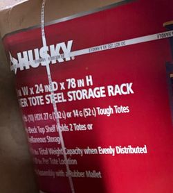 Husky Tote rack